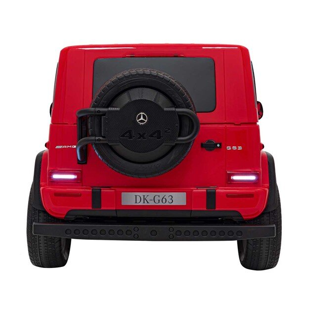 Dvivietis elektrinis džipas vaikams Mercedes Benz G63 AMG XXL STRONG, raudonas