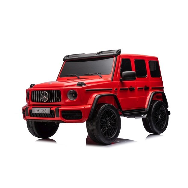 Dvivietis elektrinis džipas vaikams Mercedes Benz G63 AMG XXL STRONG, raudonas