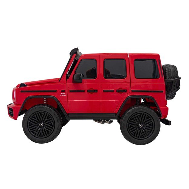 Dvivietis elektrinis džipas vaikams Mercedes Benz G63 AMG XXL STRONG, raudonas