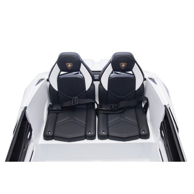 Dvivietis elektromobilis vaikams Lamborghini Revuelto XL, baltas