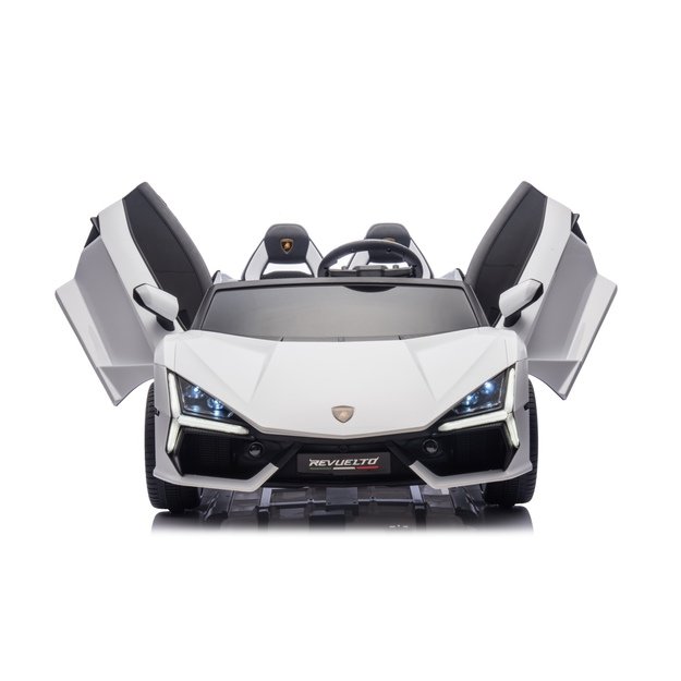 Dvivietis elektromobilis vaikams Lamborghini Revuelto XL, baltas