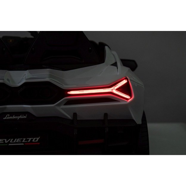 Dvivietis elektromobilis vaikams Lamborghini Revuelto XL, baltas