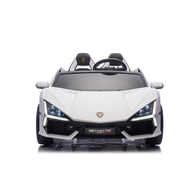 Dvivietis elektromobilis vaikams Lamborghini Revuelto XL, baltas