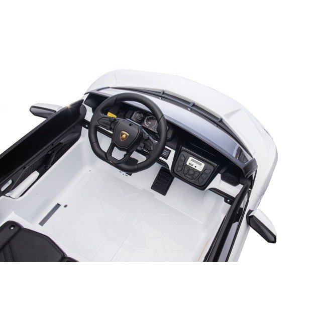 Dvivietis elektromobilis vaikams Lamborghini Revuelto XL, baltas