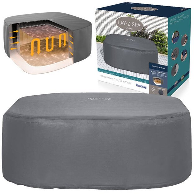 Termo dangtis sūkurinei voniai 180cm „Lay-Z-Spa“,  Bestway 60319