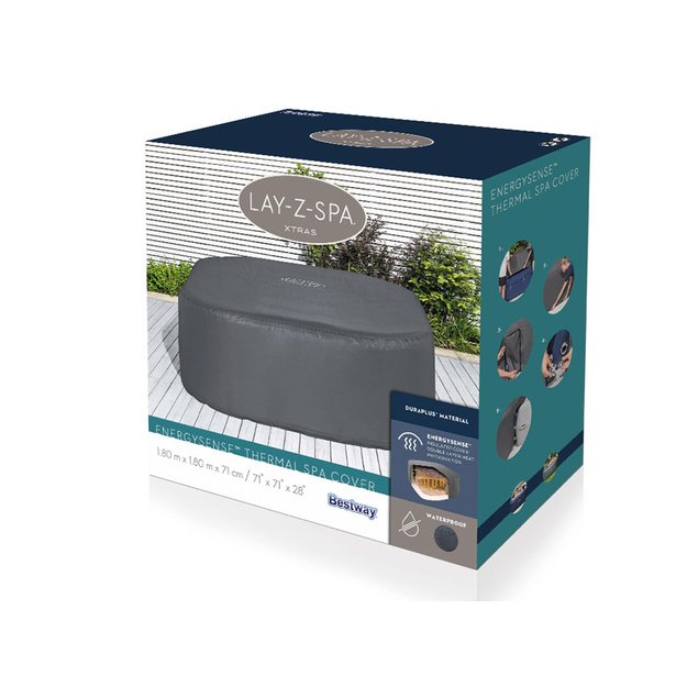 Termo dangtis sūkurinei voniai 180cm „Lay-Z-Spa“,  Bestway 60319