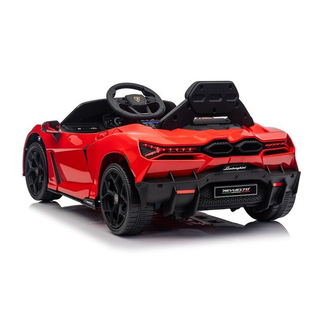 Vienvietis elektromobilis vaikams Lamborghini Revuelto, raudonas