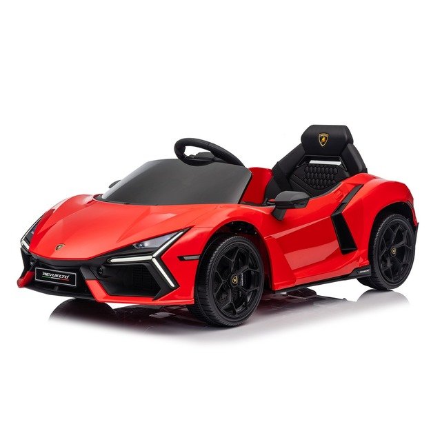 Vienvietis elektromobilis vaikams Lamborghini Revuelto, raudonas