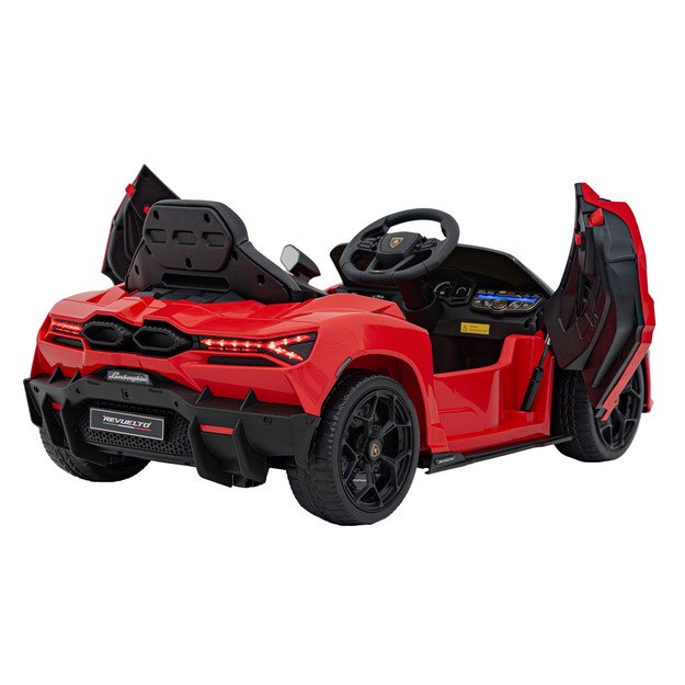Vienvietis elektromobilis vaikams Lamborghini Revuelto, raudonas