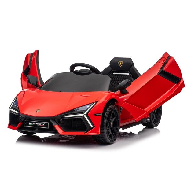 Vienvietis elektromobilis vaikams Lamborghini Revuelto, raudonas