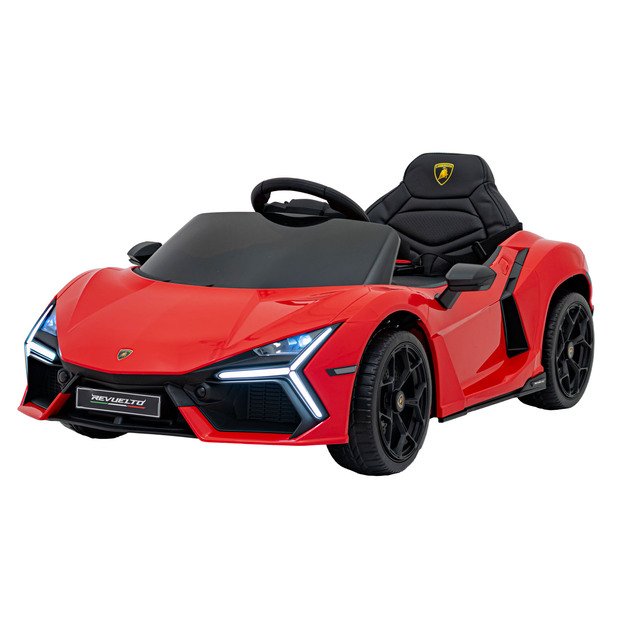 Vienvietis elektromobilis vaikams Lamborghini Revuelto, raudonas