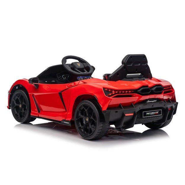 Vienvietis elektromobilis vaikams Lamborghini Revuelto, raudonas