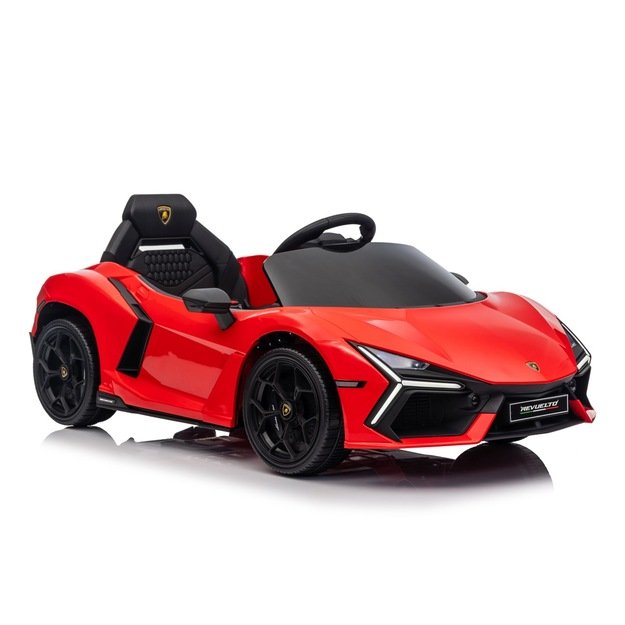 Vienvietis elektromobilis vaikams Lamborghini Revuelto, raudonas