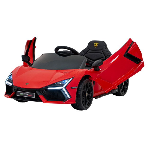 Vienvietis elektromobilis vaikams Lamborghini Revuelto, raudonas