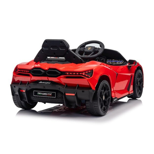 Vienvietis elektromobilis vaikams Lamborghini Revuelto, raudonas
