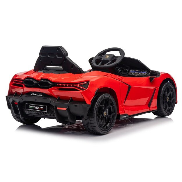 Vienvietis elektromobilis vaikams Lamborghini Revuelto, raudonas
