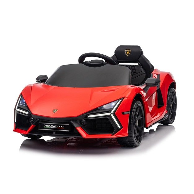 Vienvietis elektromobilis vaikams Lamborghini Revuelto, raudonas
