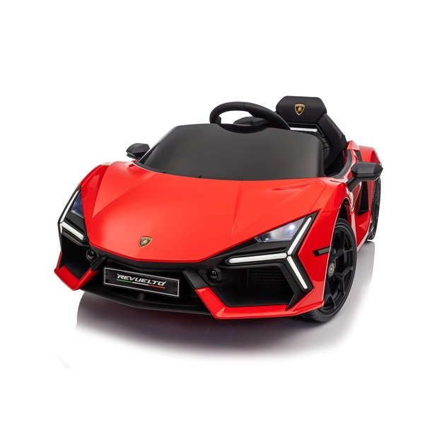 Vienvietis elektromobilis vaikams Lamborghini Revuelto, raudonas