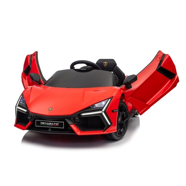 Vienvietis elektromobilis vaikams Lamborghini Revuelto, raudonas