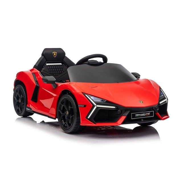 Vienvietis elektromobilis vaikams Lamborghini Revuelto, raudonas