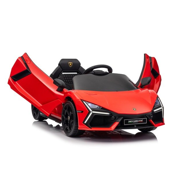 Vienvietis elektromobilis vaikams Lamborghini Revuelto, raudonas