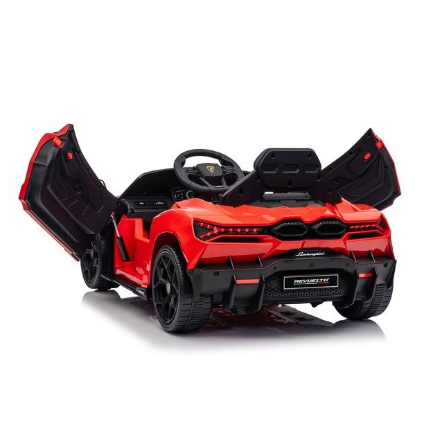 Vienvietis elektromobilis vaikams Lamborghini Revuelto, raudonas