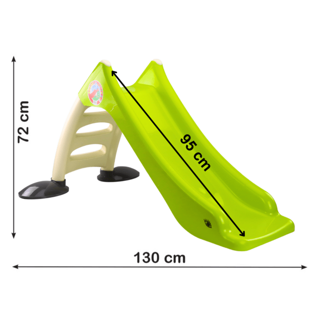 Sodo čiuožykla vaikams 75 cm, žalia
