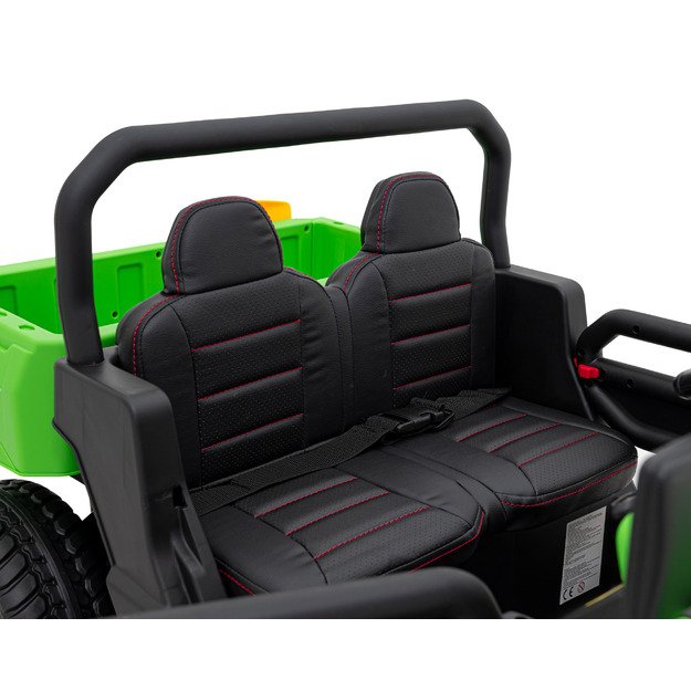 Vaikiškas dvivietis elektrinis bagis 4x4 Speed 900, žalias