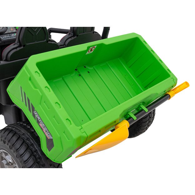 Vaikiškas dvivietis elektrinis bagis 4x4 Speed 900, žalias