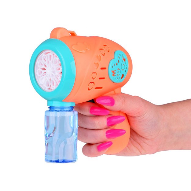 Muilo burbulų pistoletas „Bubble Gun“, oranžinis