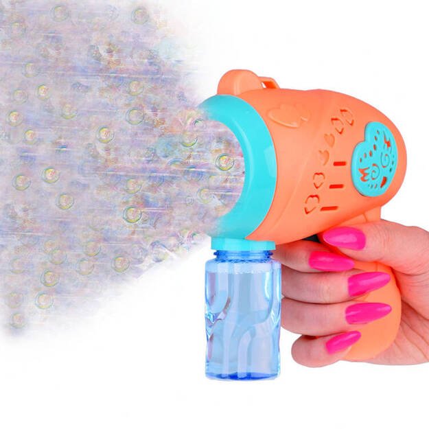 Muilo burbulų pistoletas „Bubble Gun“, oranžinis