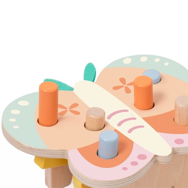 Montessori drugelio formos kalimo rinkinys su plaktuku, CLASSIC WORLD 2
