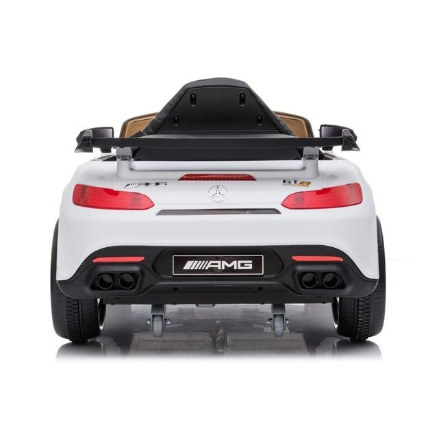 Vienvietis elektromobilis vaikams Mercedes AMG GT R, baltas