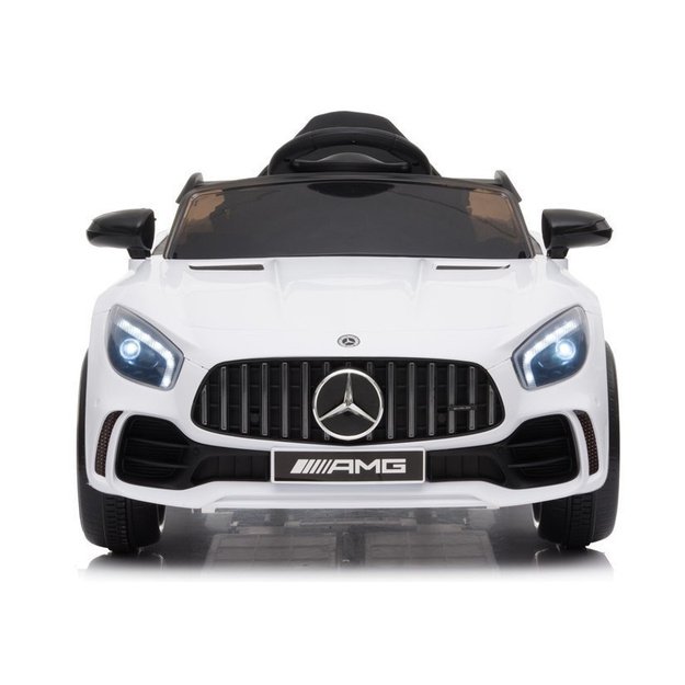 Vienvietis elektromobilis vaikams Mercedes AMG GT R, baltas