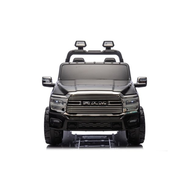 Dvivietis elektromobilis Dodge RAM 3500 4x4, juodas