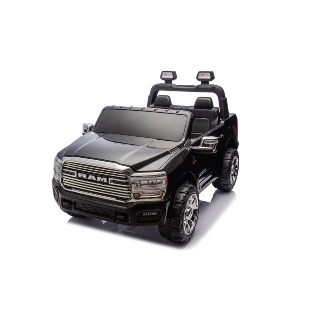 Dvivietis elektromobilis Dodge RAM 3500 4x4, juodas
