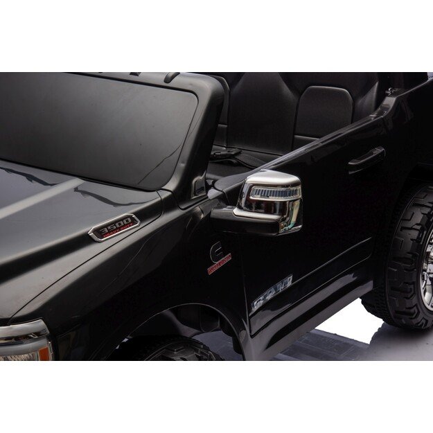 Dvivietis elektromobilis Dodge RAM 3500 4x4, juodas