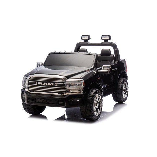 Dvivietis elektromobilis Dodge RAM 3500 4x4, juodas