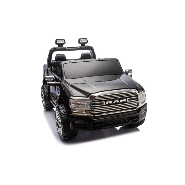 Dvivietis elektromobilis Dodge RAM 3500 4x4, juodas