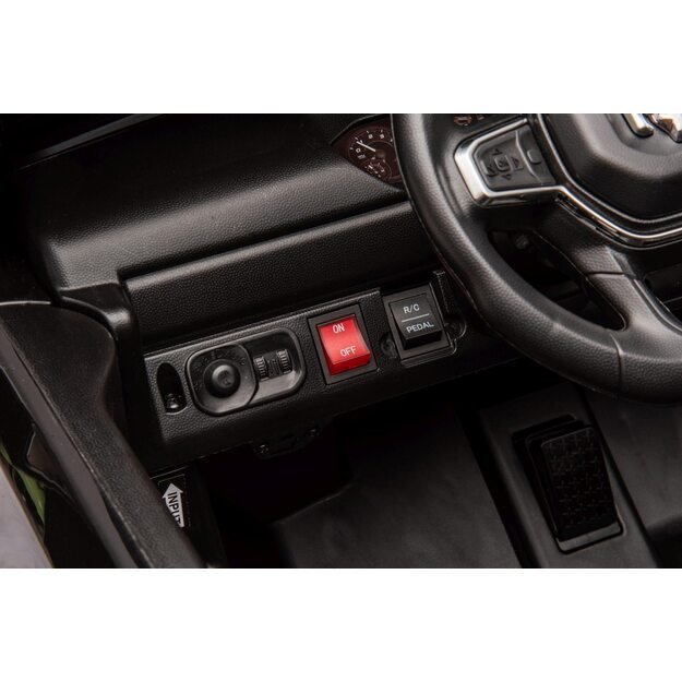 Dvivietis elektromobilis Dodge RAM 3500 4x4, juodas