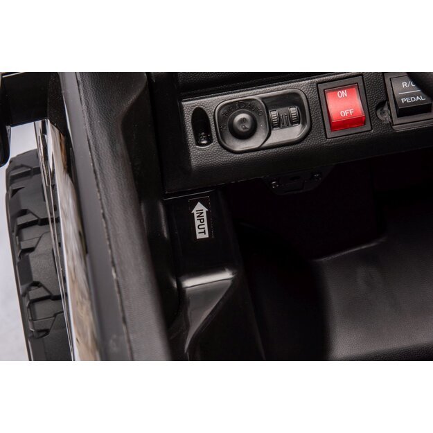 Dvivietis elektromobilis Dodge RAM 3500 4x4, juodas