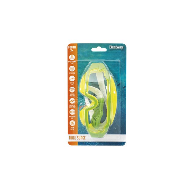 Plaukimo akiniai vaikams, žali, Bestway 21179