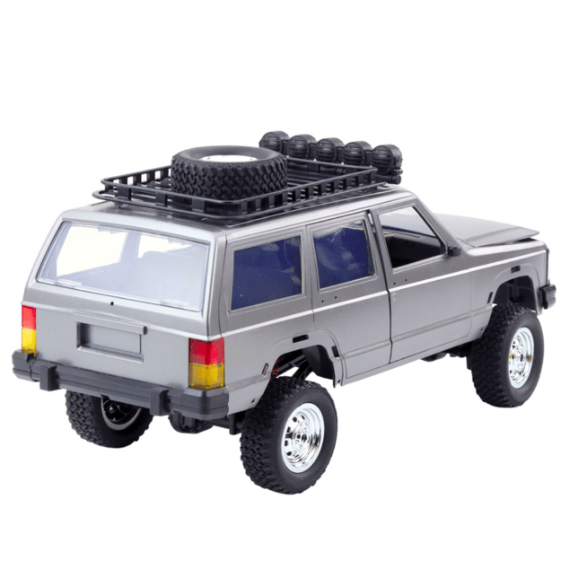 Nuotoliniu būdu valdomas automobilis Terrain Car MN78 4x4, pilkas