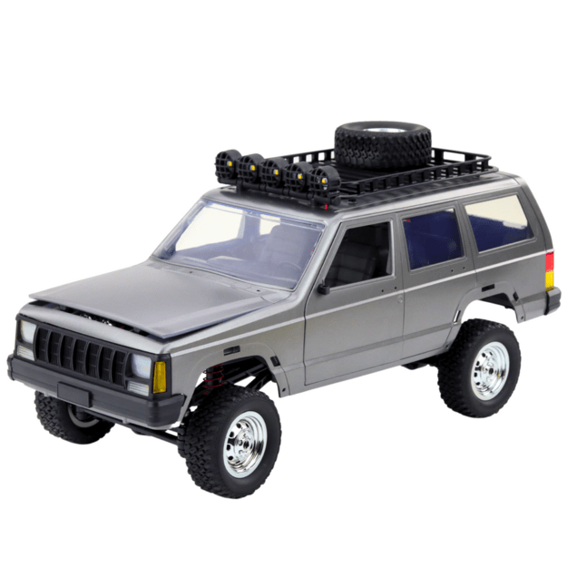 Nuotoliniu būdu valdomas automobilis Terrain Car MN78 4x4, pilkas