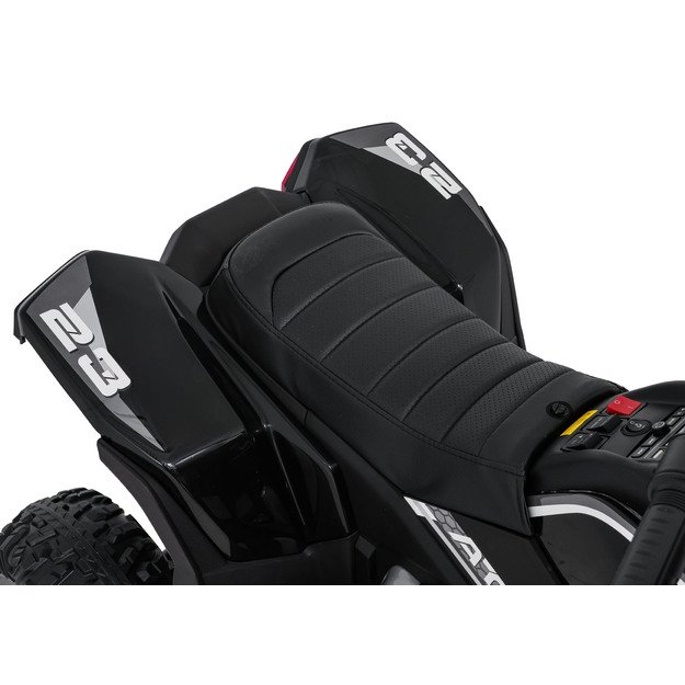 Vienvietis elektrinis keturratis vaikams Quad Fast Wheel, juodas