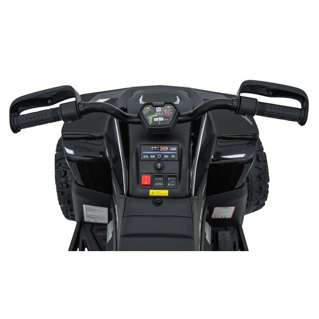 Vienvietis elektrinis keturratis vaikams Quad Fast Wheel, juodas