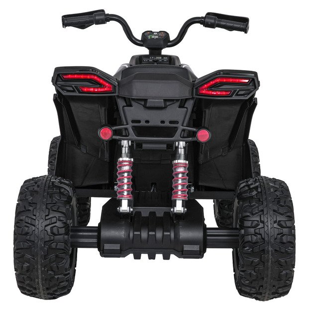 Vienvietis elektrinis keturratis vaikams Quad Fast Wheel, juodas