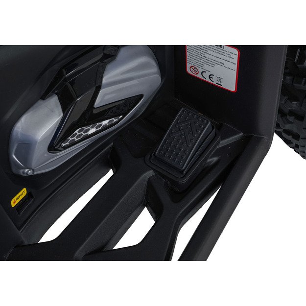 Vienvietis elektrinis keturratis vaikams Quad Fast Wheel, juodas