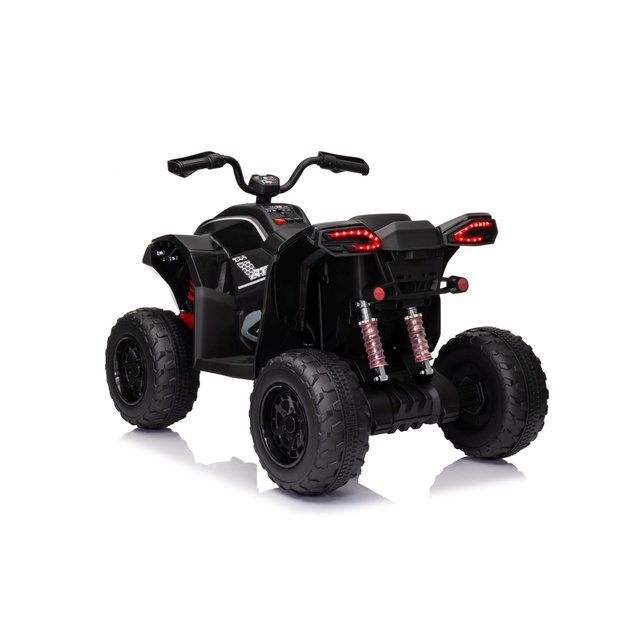 Vienvietis elektrinis keturratis vaikams Quad Fast Wheel, juodas