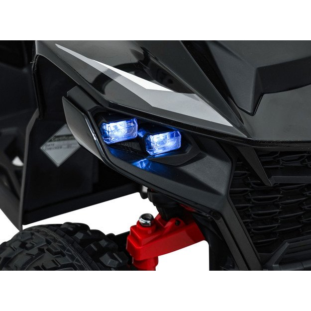 Vienvietis elektrinis keturratis vaikams Quad Fast Wheel, juodas